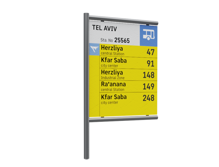 דגל + תמרור